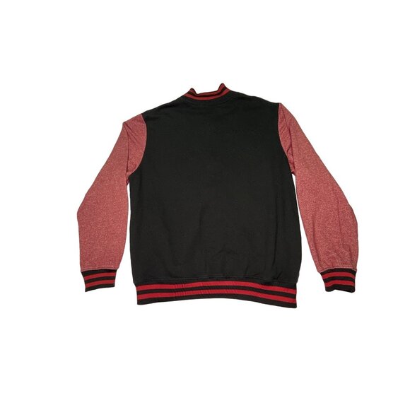 Marvel Deadpool XL Varsity Jacket Black & Red Cotton Blend - Picture 7 of 7